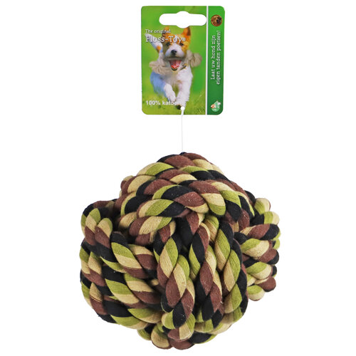 BOON HOND SPEELG. Boon touwbal katoen xxl 17,5 cm camouflage