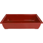 Interzoo Interzoo onderbak Labyrint, burgundy.<br /><br />
Afmeting: 50,5x33x11 cm.