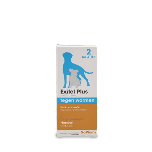 No Worm No Worm Exitel Hond 2 Tab. 2 tab.