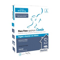Emax Flea Free Spot On Combo Hond 10-20kg 2 pip. 10 - 20 kg