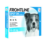 Frontline Frontline spot on dog M 4 Pipet 4 pip. 10 - 20 kg