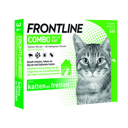 Frontline Frontline COMBO Cat 3 Pipet 3 pip.