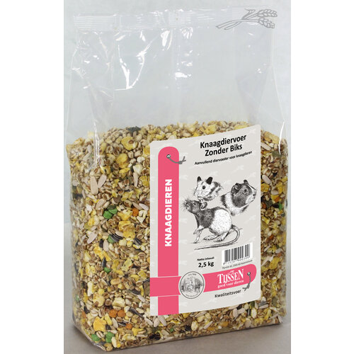 Tijssen goed voor dieren Knaagdiervoer Zonder Biks 2,5 kg.