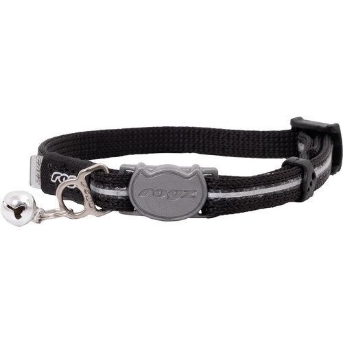 Rogz Beltz Catz AlleyCat Halsband XS Zwart 1 st. Extra Small