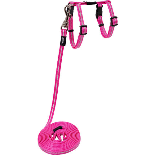 Rogz Beltz Catz AlleyCat Tuig+Lijn XS Roze 1 st. Extra Small