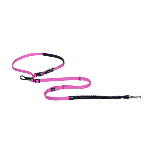 Rogz Beltz Utility Handsfree Lijn M Roze 1 st. Medium