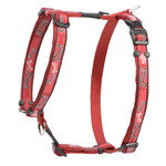 Rogz Beltz Fancy Dress Tuig XL Red Rogz Bone 1 st. Extra Large