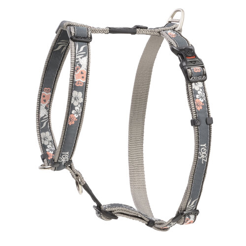 Rogz Beltz Fancy Dress Tuig XL Coral Island-Silver 1 st. Extra Large