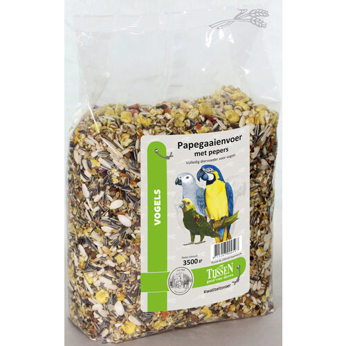 Tijssen goed voor dieren Papegaaienvoer+Pepers 3500 gr.