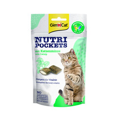 GimCat GimCat Nutri Pockets Kattenkruid + Multi Vitamine 60 gr.