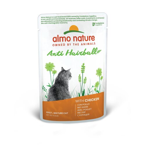 Almo Nature AN Anti Hairball met Kip 70 gr.