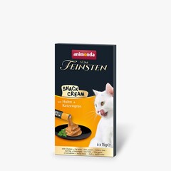 Vom Feinsten Feinsten Cat Snack Cream Chicken&Cat Grass 6x15 gr.