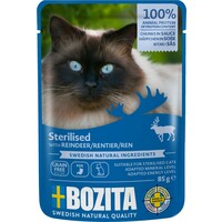 Bozita Bozita Feline Pouch Indoor Rendier in sauce 85 gr.