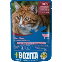 Bozita Bozita Feline Pouch Indoor Beef in jelly 85 gr.