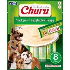 Inaba Inaba Dog Churu Chicken With Vegetables 8x20 gr.