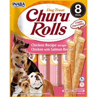 Inaba Inaba Dog Churu Rolls Wraps Salmon 8x12 gr.
