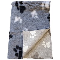 Lovely Nights Vetbed M Ongebiesd Antislip 2 Poot Grijs 1 st. M (100x75)