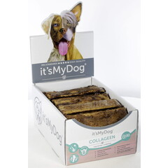 it's My Dog it's My Dog Collageen chip met Kip + Runderlong 5x15cm 1 st. 5cmx15cm