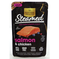 Natural Health Voer NH Cat Steamed Salmon 85 gr.