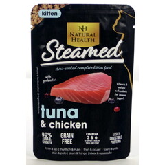 Natural Health Voer NH Cat Steamed Kitten Tuna 85 gr.