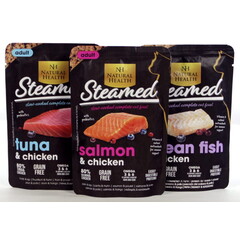 Natural Health Voer NH Cat Steamed MP Catch of the day  12x85 gr.