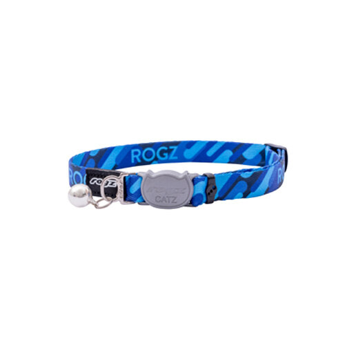Rogz Beltz Catz FusionCat Halsband S Geo Blue 1 st. Small