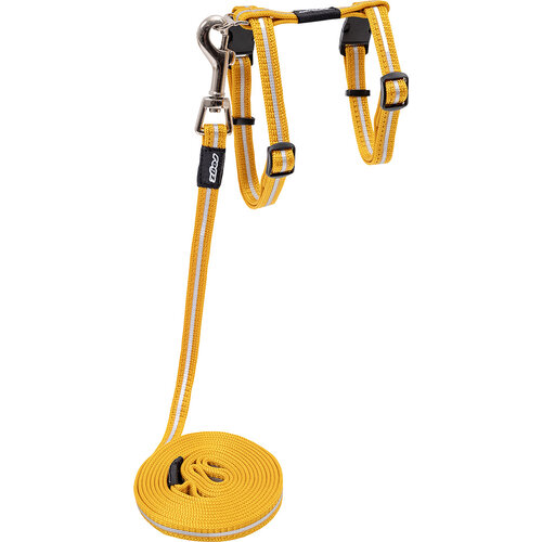 Rogz Beltz Catz AlleyCat Tuig+Lijn S Goud 1 st. Small