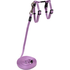 Rogz Beltz Catz AlleyCat Tuig+Lijn XS Lila 1 st. Extra Small