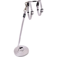 Rogz Beltz Catz AlleyCat Tuig+Lijn XS Zilver 1 st. Extra Small