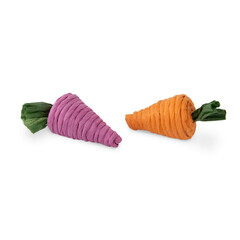 Rogz Yotz Rogz Paper Rope Carrots Orange/Pink 1 st.