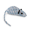 Rogz Yotz Rogz Paper Rope Mouse Blue/White 1 st.