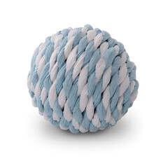 Rogz Yotz Rogz Paper Rope Ball Blue/White 1 st.