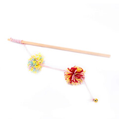 Rogz Yotz Rogz Yarn Ball Wand Red/Yellow 1 st.