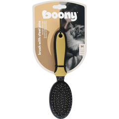Boony borstel kat stalen pen medium