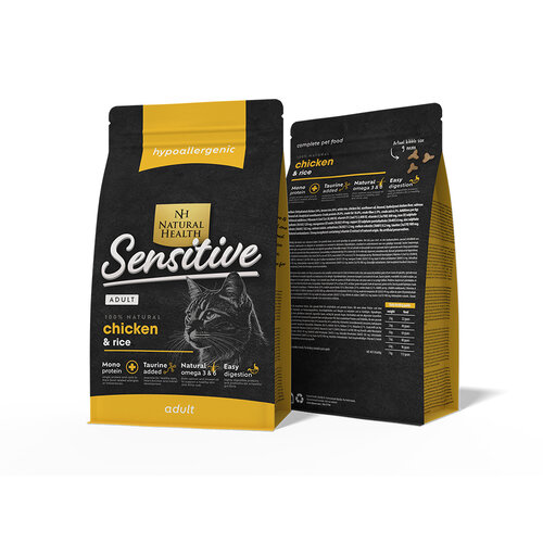 Natural Health Voer NH Cat Chicken Adult 400 gr.