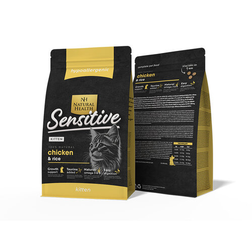 Natural Health Voer NH Cat Chicken Kitten 400 gr.