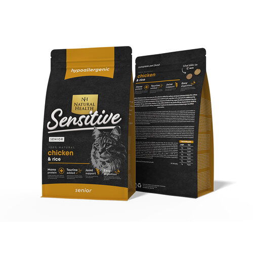 Natural Health Voer NH Cat Chicken Senior 400 gr.