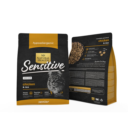Natural Health Voer NH Cat Chicken Senior 1.5 kg.