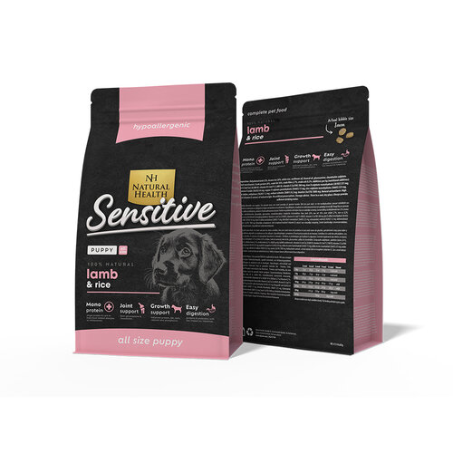 Natural Health Voer NH Dog Lamb & Rice Puppy 400 gr.