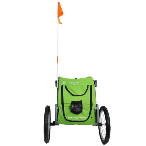 Doggy Ride Doggyride fietskar mini 20 groen/grijs cabin only