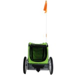 Doggy Ride Doggyride fietskar mini 20 groen/grijs cabin only