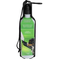 Boon drinkfles draagbaar + koord zwart 750ml