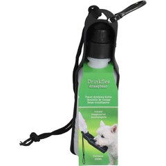 boon Boon drinkfles draagbaar + koord zwart 250 ml