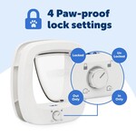 Staywell Petsafe kattendeur big cat flap wit