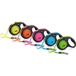 Flexi flexi rollijn NEW NEON tape M roze, 5 meter.
