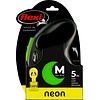 Flexi flexi rollijn NEW NEON tape M groen, 5 meter.