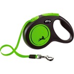 Flexi flexi rollijn NEW NEON tape M groen, 5 meter.