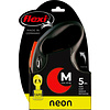 Flexi flexi rollijn NEW NEON tape M oranje, 5 meter.