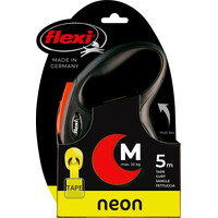 Flexi flexi rollijn NEW NEON tape M oranje, 5 meter.