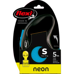 Flexi flexi rollijn NEW NEON tape S blauw, 5 meter.
